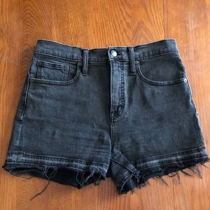 Madewell High Waisted Denim Shorts